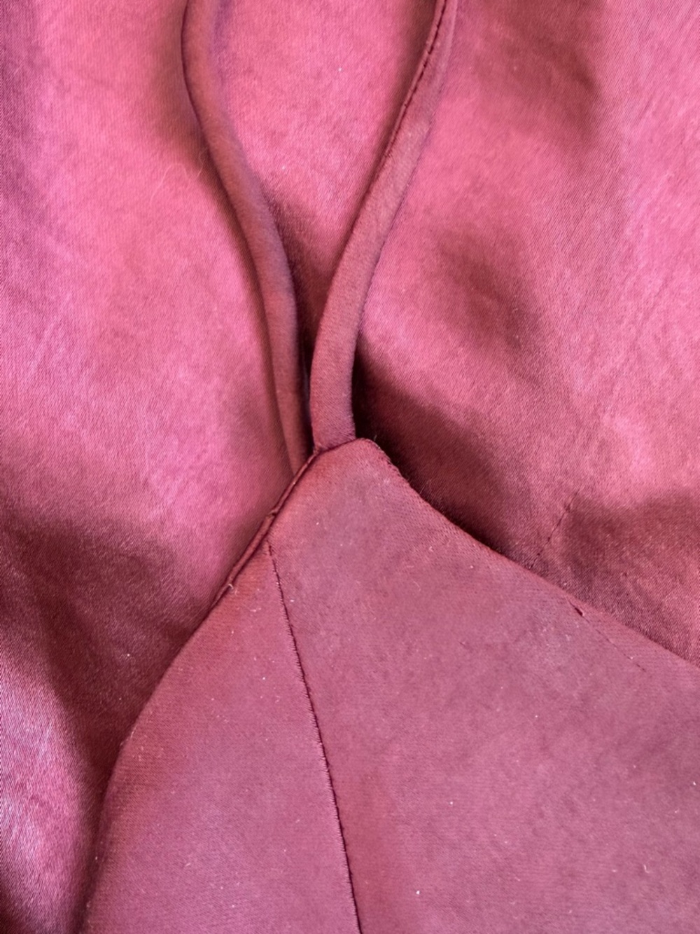 Park & Fifth Burgundy Slip Maxi Dress - Picture 9 of 13